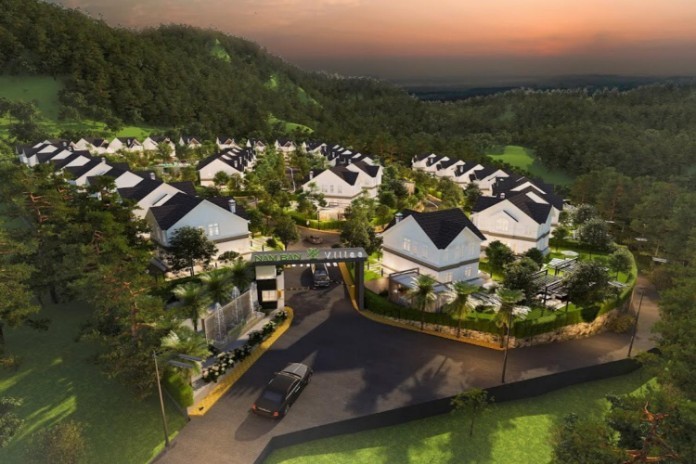Nam Ban Villas được bao phủ bởi màu xanh
