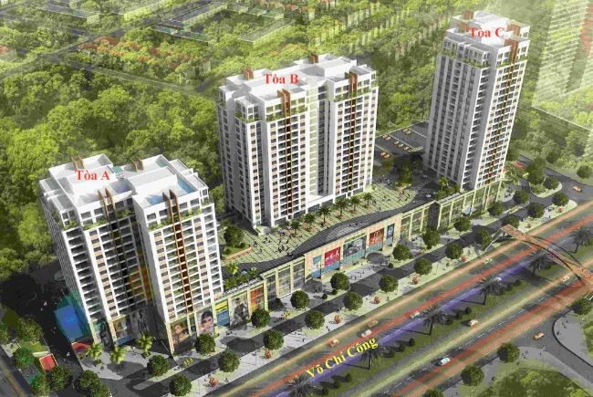 
Phối cảnh dự án Udic Westlake quận Tây Hồ
