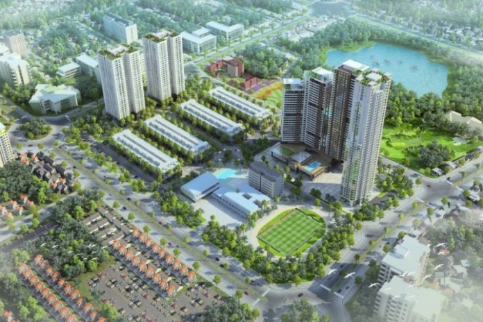Bản mô phỏng dự án Mon City - Mỹ Đình