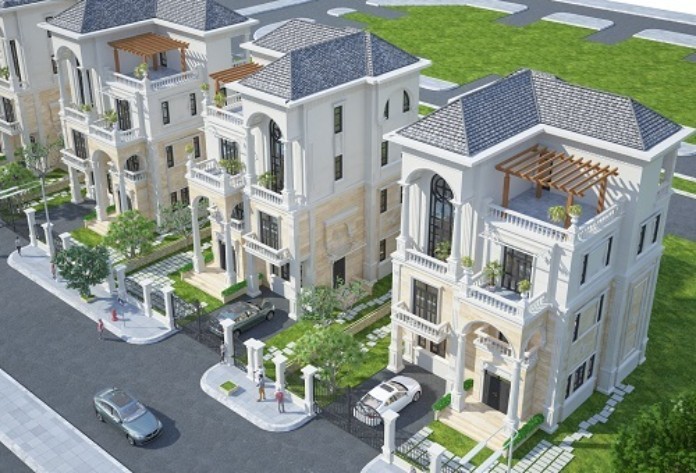 Bản mô phỏng biệt thự Mon Rosalia Villas Vịnh Hạ Long