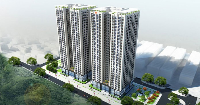 Bản mô phỏng dự án khu chung cư Mon Central 