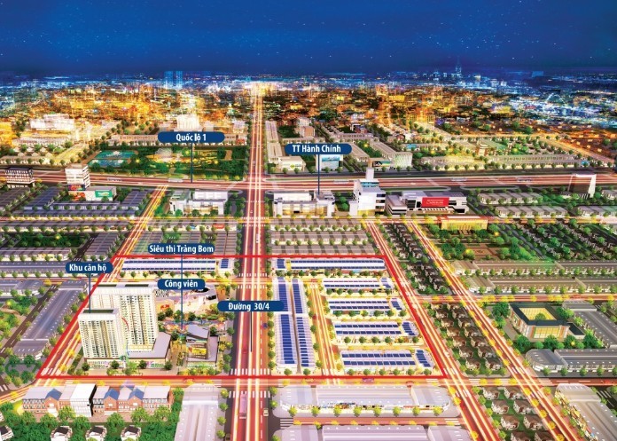 
Dự án khu dân cư và siêu thị tại Trảng Bom có quy mô khoảng 82.759,4m2
