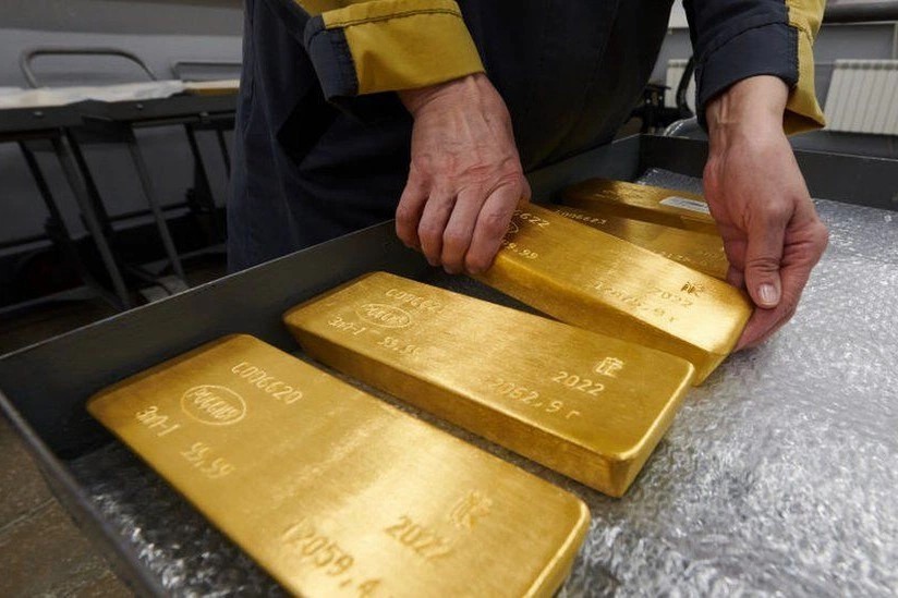 
Vàng là mặt hàng xuất khẩu quan trọng của Nga. Ảnh: BBC
