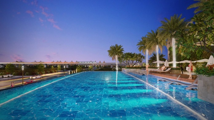 
Dự án được trang bị bể bơi vô cực chuẩn 5 sao&nbsp;
