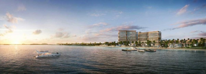 Mặt bằng Le Meridien Resort & Spa hướng ra biển