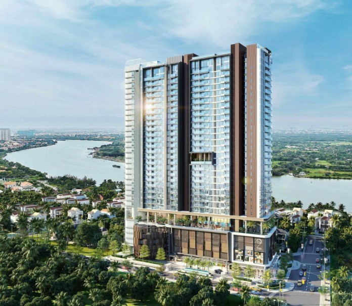 Phối cảnh tổng thể dự án căn hộ Mozac Quận 2 của chủ đầu tư Công ty TNHH Oxley MK Holdings Việt Nam