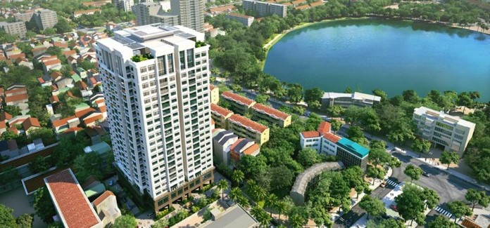 Hình ảnh tổng quan về dự án Platinum Residences 