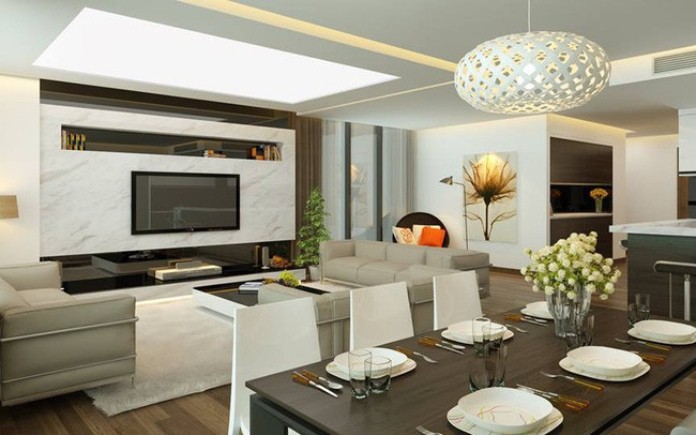 Dự án đã được lắp đặt sẵn toàn bộ, sẵn sàng đón cư dân tới sinh sống 