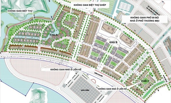 Bản thiết kế quy hoạch của dự án 