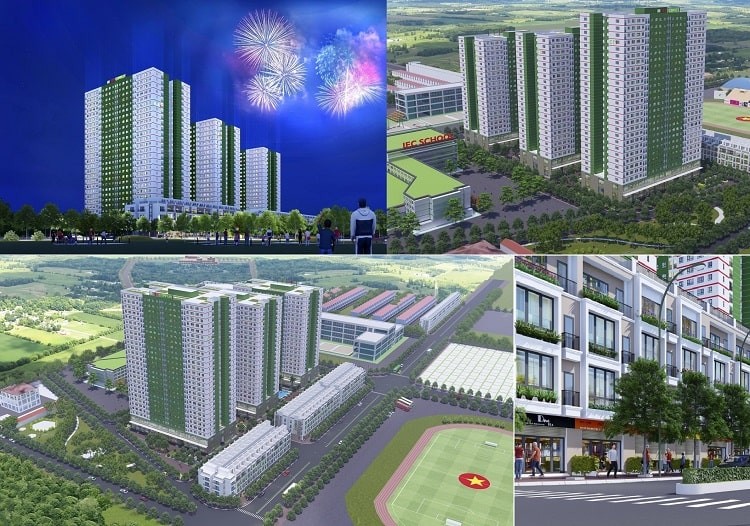 
Khu nhà ở xã hội IEC nằm ở xã Tứ Hiệp, huyện Thanh Trì, thành phố Hà Nội
