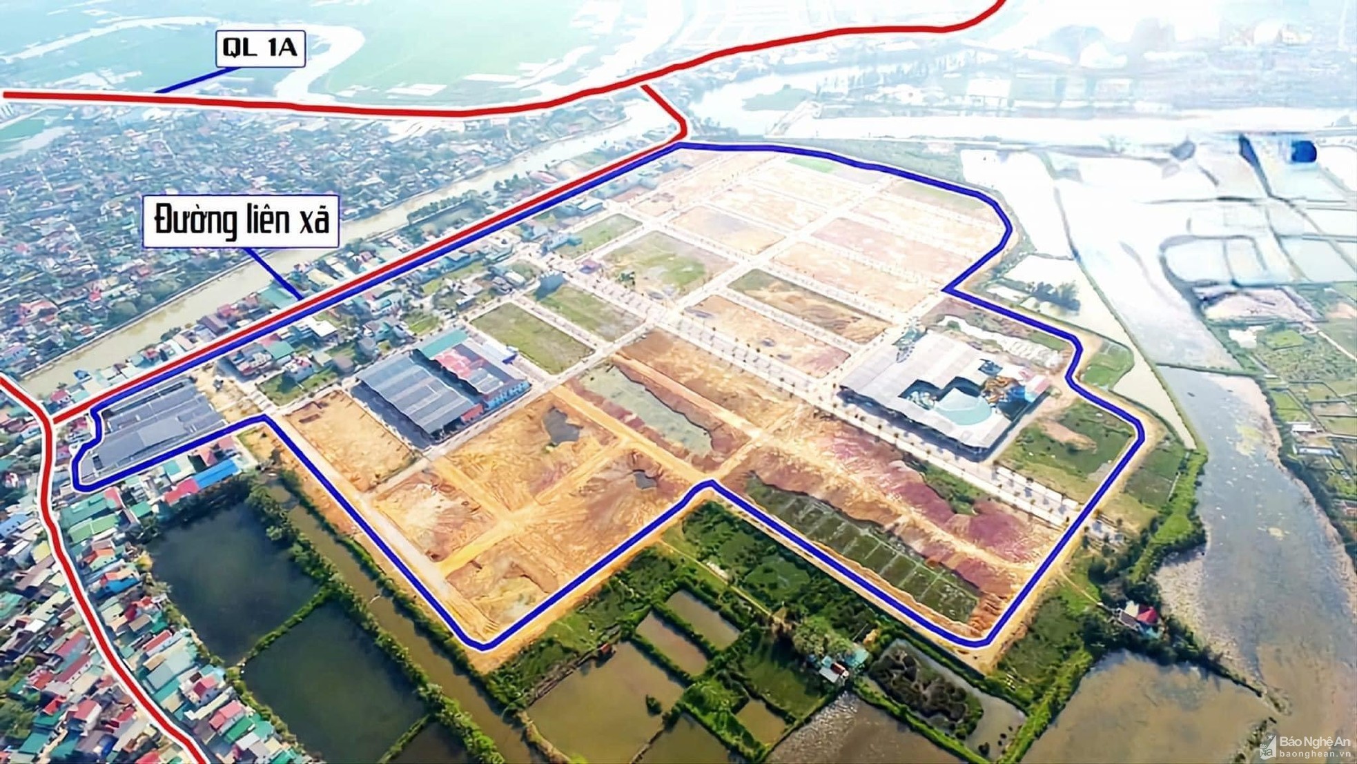 


Phối cảnh một dự án bất động sản lớn tại huyện Diễn Châu.
