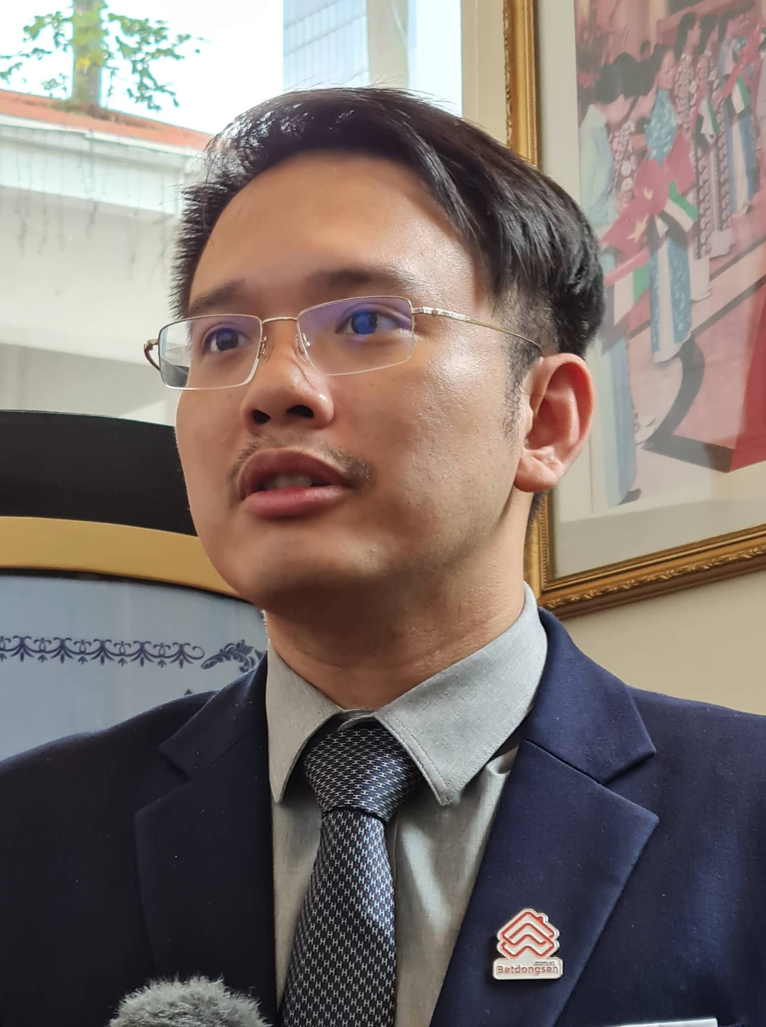 
Ông Nguyễn Quốc Anh - Phó Tổng Giám đốc Batdongsan.com.vn (Ảnh: Phan Chính)
