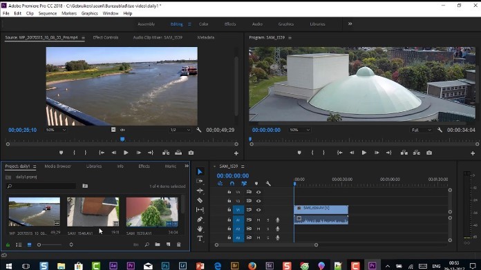 
Adobe Premiere Pro CC là phần mềm chỉnh sửa video trả phí gần như là tốt nhất
