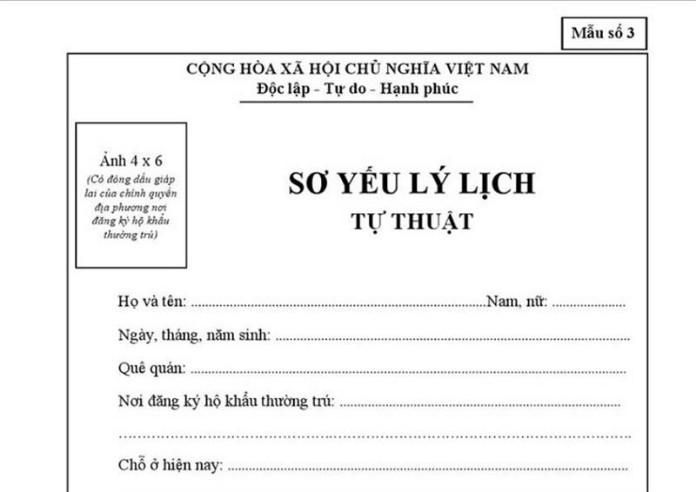 
Vai trò của sơ yếu lý lịch là cung cấp đầy đủ thông tin về người ứng tuyển
