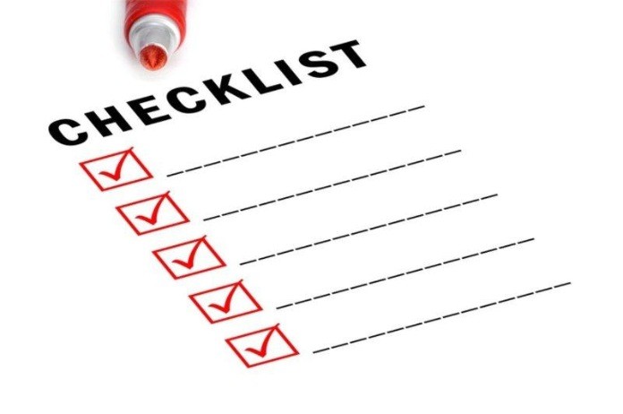 
Checklist là cụm từ dùng để chỉ danh sách công việc cụ thể cần thực hiện
