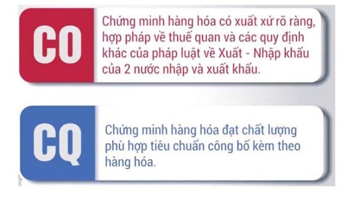 
Vai trò CO CQ trong lĩnh vực xuất nhập khẩu

