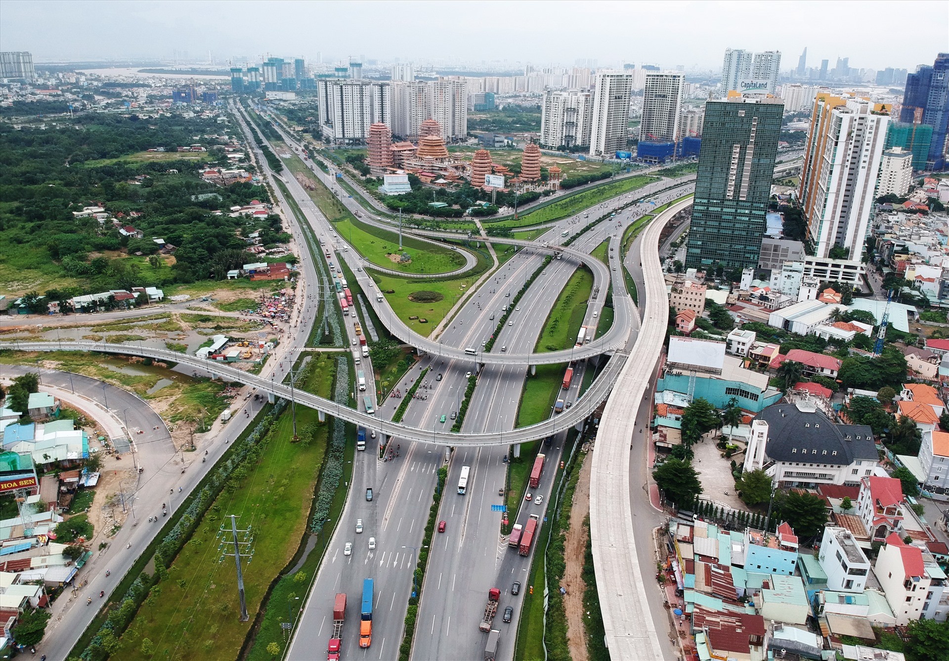 
Khu đô thị mới Thủ Thiêm đang hội tụ một loạt dự án hạ tầng giao thông quan trọng
