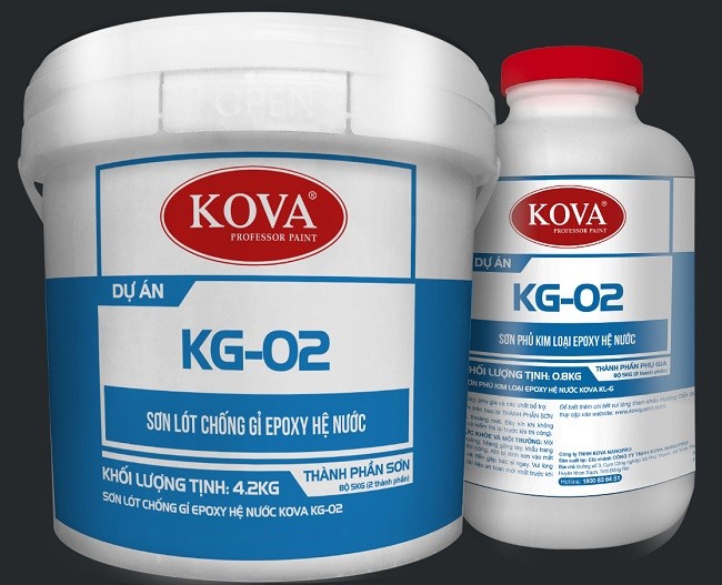 Sơn lót Kova chứa chất chống gỉ