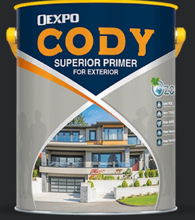 Sơn lót OExpo mang đến bề mặt tường láng mịn