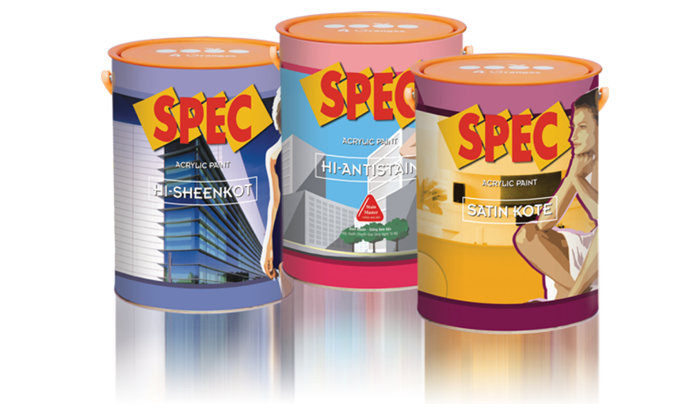 Sơn Spec được áp dụng kỹ thuật sản xuất tối tân nhất hiện nay