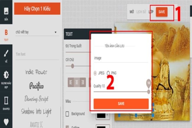 
Xuất File ảnh đã chèn xong logo
