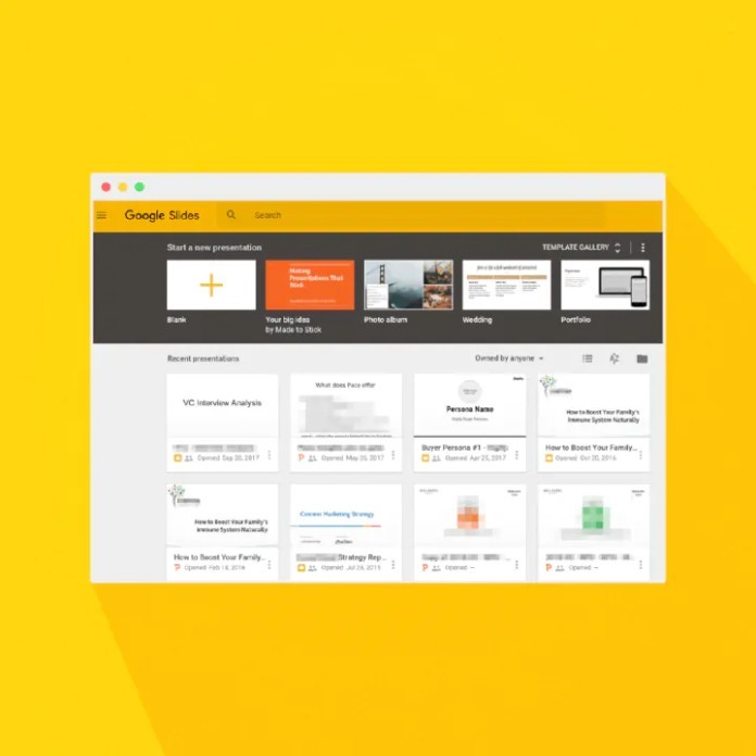 Tùy chọn "Chia sẻ cho người khác" trong Google Slide