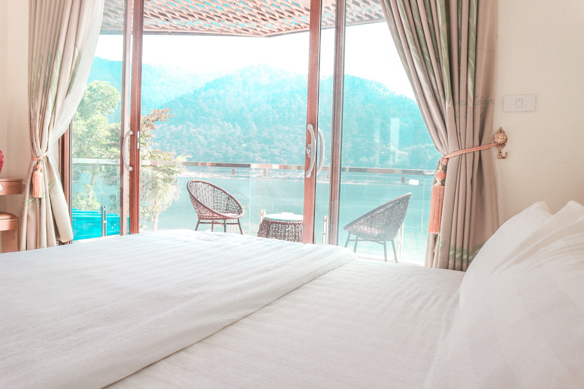 
Đồng Đò Lake Homestay cũng có hệ thống phòng đa dạng để du khách thoải mái lựa chọn. Ảnh sưu tầm
