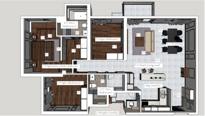 Chuyên gia thiết kế 2D làm nhiệm vụ vẽ các hình ảnh phẳng, ảnh 2 chiều