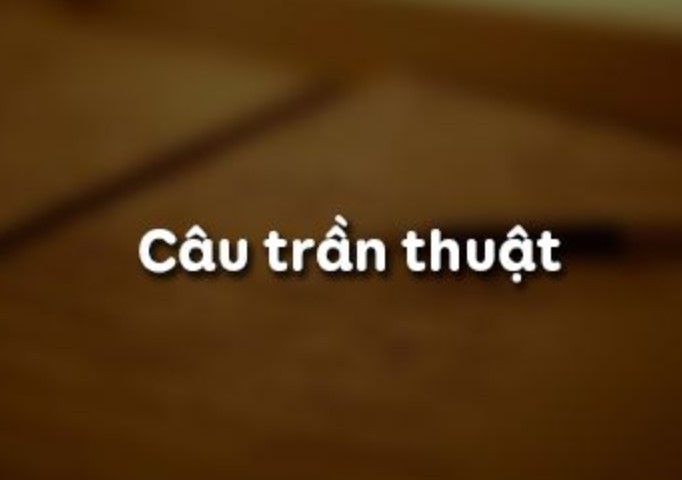 Trong giao tiếp thông thường, câu trần thuật được sử dụng như một lời kể thông thường và loại câu này được kết thúc bằng dấu chấm ở cuối câu. Trần thuật chính là tường thuật lại một vấn đề nào đó.