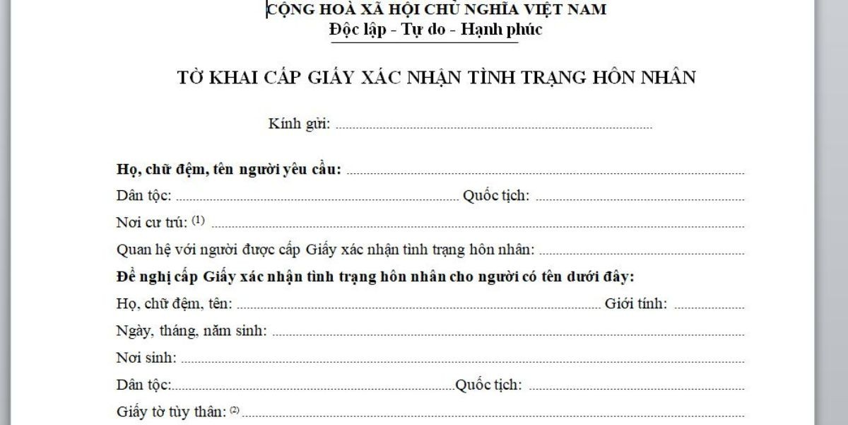 
Có thể xin giấy xác nhận tình trạng hôn nhân tại cơ quan có thẩm quyền
