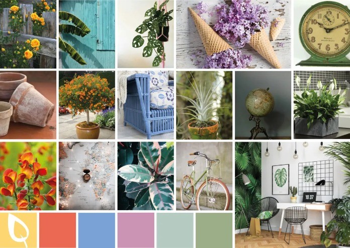 Thông qua moodboard, tâm trạng, cảm xúc của nhà thiết kế cũng được trình bày rõ ràng