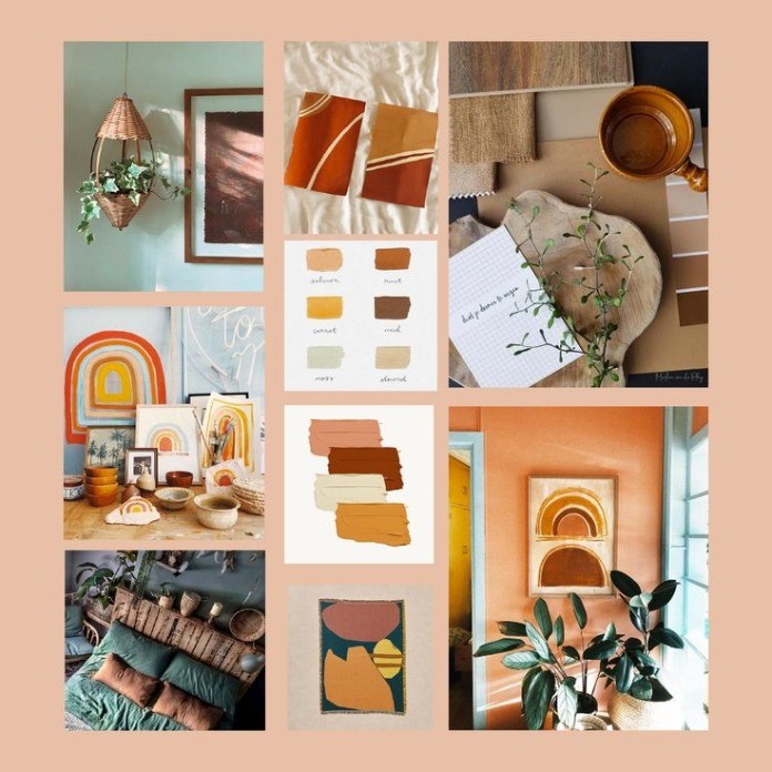 Moodboard giúp khách hàng hiểu sâu về ý tưởng thiết kế của bạn