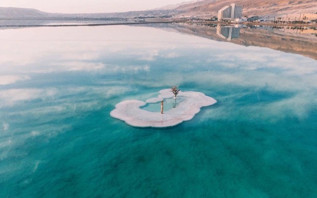 
Phong cảnh tuyệt đẹp nhưng Biển Chết không phải là nơi thuộc về các loài thủy sinh vật
