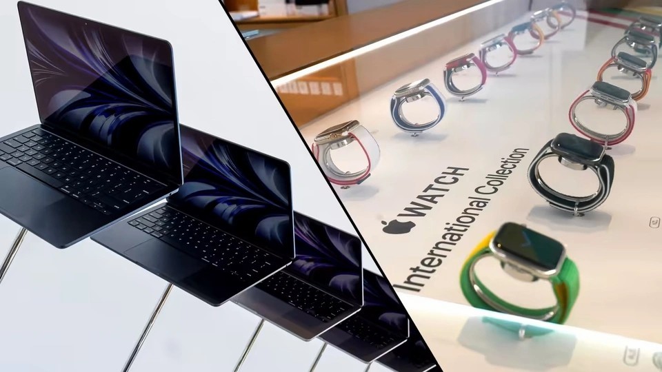 
Apple Watch và MacBook đang được thử nghiệm để sắp tới sẽ sản xuất hàng loạt tại Việt Nam. Ảnh: Reuters
