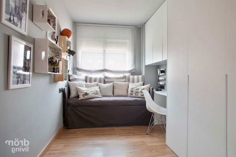 
Ảnh 11: Thiết kế không gian đẹp cho phòng ngủ nhỏ đầy đủ tiện nghi
