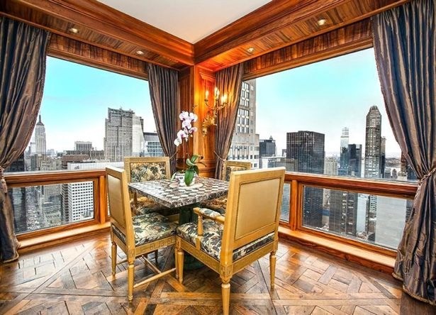 
Một góc trong căn hộ nằm trên Trump Tower giữa thành phố New York (Mỹ)
