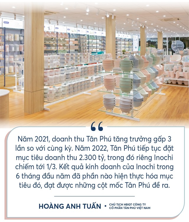 
Khi nói về động lực thúc đẩy Tân Phú khai sinh ra thương hiệu Inochi, ông Tuấn cho biết, điều này là xuất phát từ nỗi đau nội tại của doanh nghiệp khi nhận thấy biên độ lợi nhuận ngày càng giảm do nhiều yếu tố nhưng điều quan trọng nhất đến từ việc công ty từ trước đến nay chỉ làm chuyên gia công và không có thương hiệu riêng
