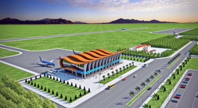 
Phối cảnh dự án sân bay quốc tế Phan Thiết.
