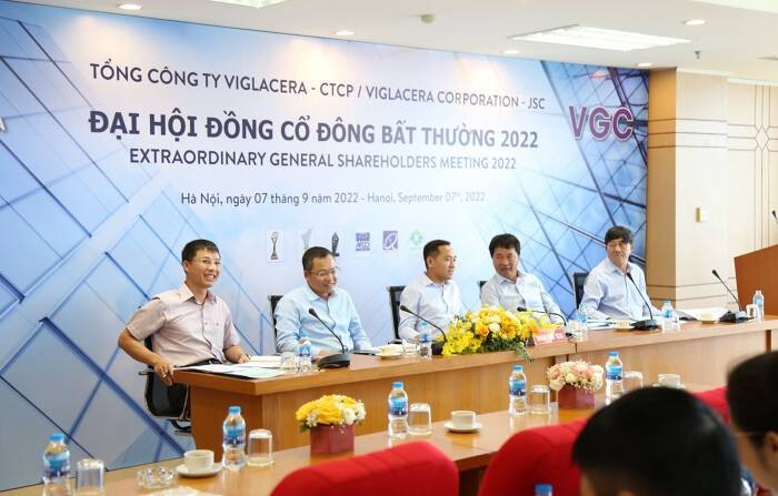 
Mới đây, Tổng công ty Viglacera (HoSE: VGC) vừa tiến hành tổ chức họp Đại hội đồng cổ đông (ĐHĐCĐ) bất thường vào sáng ngày 7/9. Ảnh: Vietnambiz
