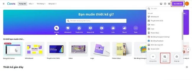 Cắt hình trên máy tính bằng Canva