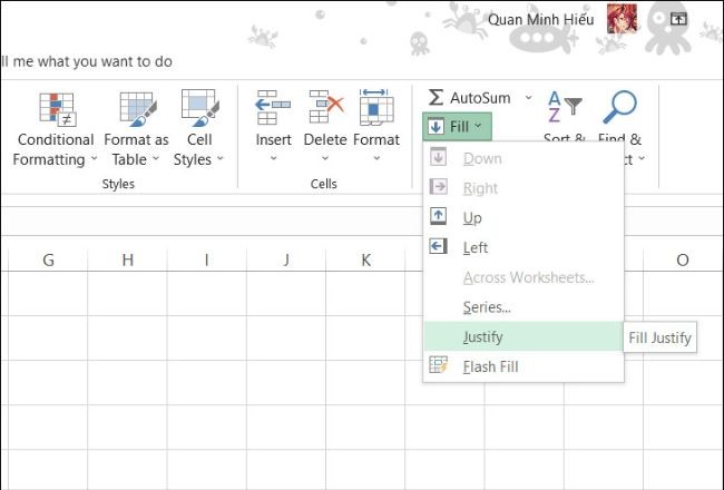 Hướng dẫn cách chuyển dữ liệu nhiều cột thành 1 cột trong Excel - ảnh 2