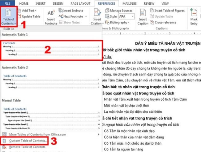 Cách làm mục lục tự động trong Word nhanh nhất - ảnh 4