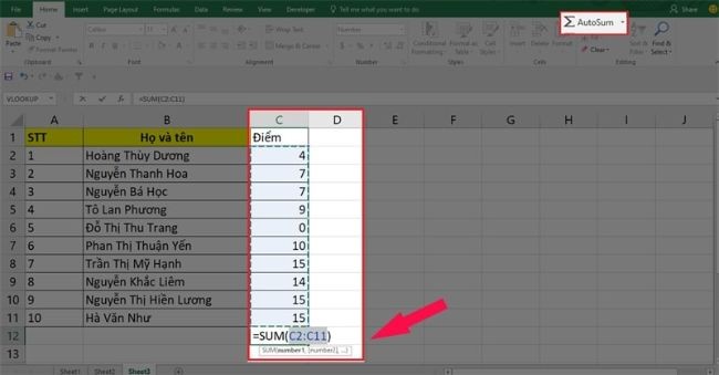 Cách tính tổng số lượng trong Excel nhanh chóng - ảnh 6