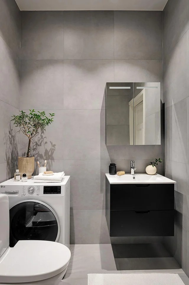 
Phòng tắm được bố trí một cách hợp lý, giúp cho việc sử dụng được thuận tiện
