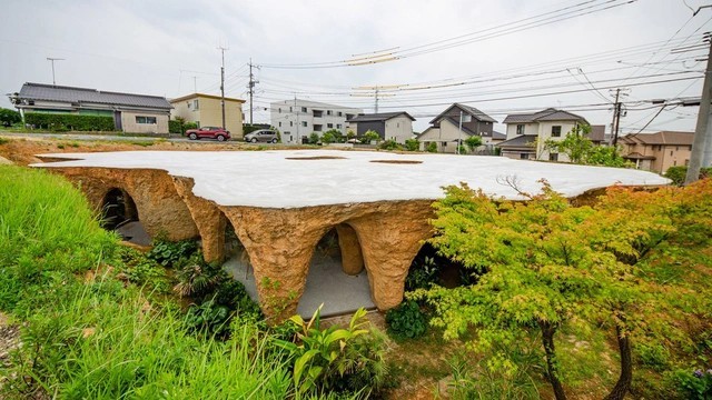 
Nhà hàng dưới lòng đất được thiết kế bởi kiến trúc sư Junya Ishigami. Ảnh: Dezeen

