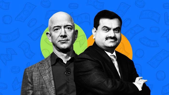 
Ông Gautam Adani chỉ ngồi được vị trí “á quân” được đúng 10 ngày bởi ngay sau đó, tỷ phú Jeff Bezos - cựu CEO Amazon đã quay trở lại được vị trí người giàu thứ hai trên thế giới
