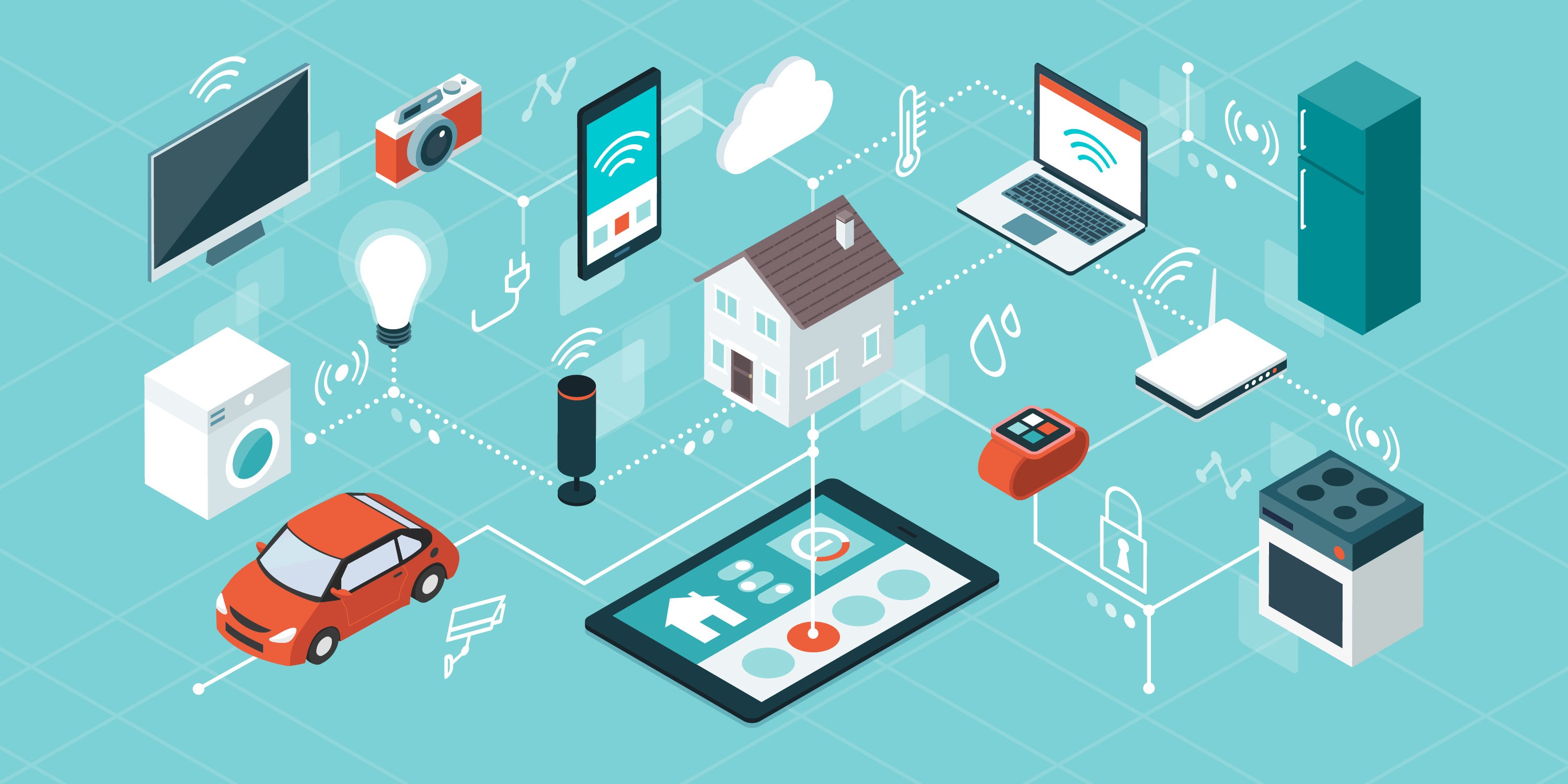 Smart home được lắp đặt các thiết bị có thể được điều khiển tự động từ xa.