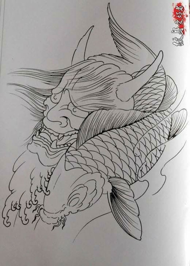Cá Chép ngậm đồng Xu mang lại May Mắn Tiền Tài 🥰 #ynghiahinhxam #tatt... |  TikTok