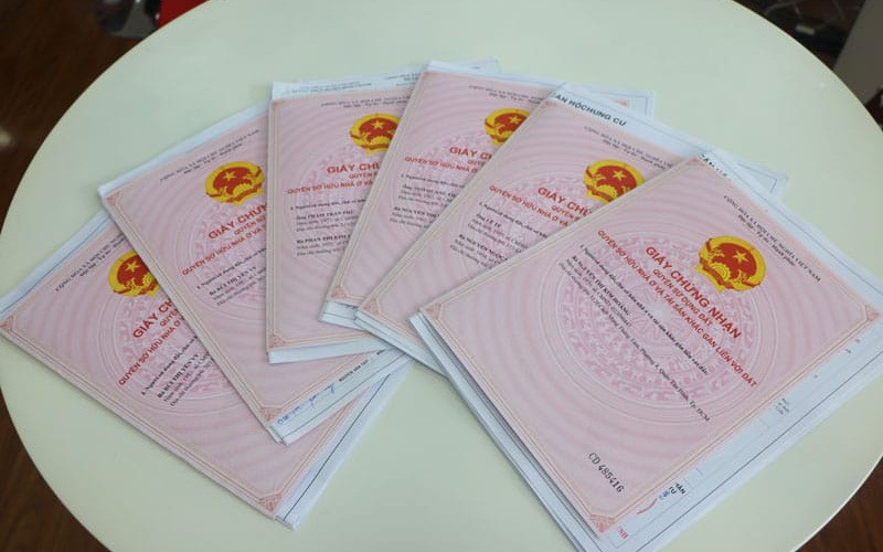 Thông tin tại bìa Sổ đỏ cấp cho hộ gia đình