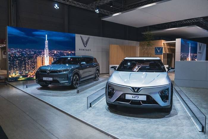 
VinFast trưng bày 4 mẫu VF 6, VF 7, VF 8 và VF 9 tại&nbsp;Triển lãm Paris Motor Show 2022
